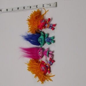 DreamWorks Trolls Doll Lot of 4